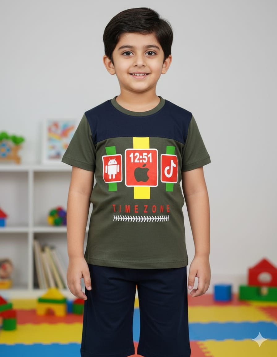 Twinkle Trendy Boys Top & Bottom Set