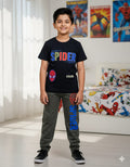 AS CUTEST BOYS  T SHIRT AND FULL PANT SET