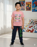 AS CUTEST BOYS  T SHIRT AND FULL PANT SET